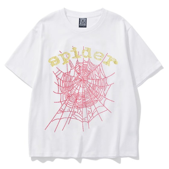 Sp5der Rhinestone OG Web Tee